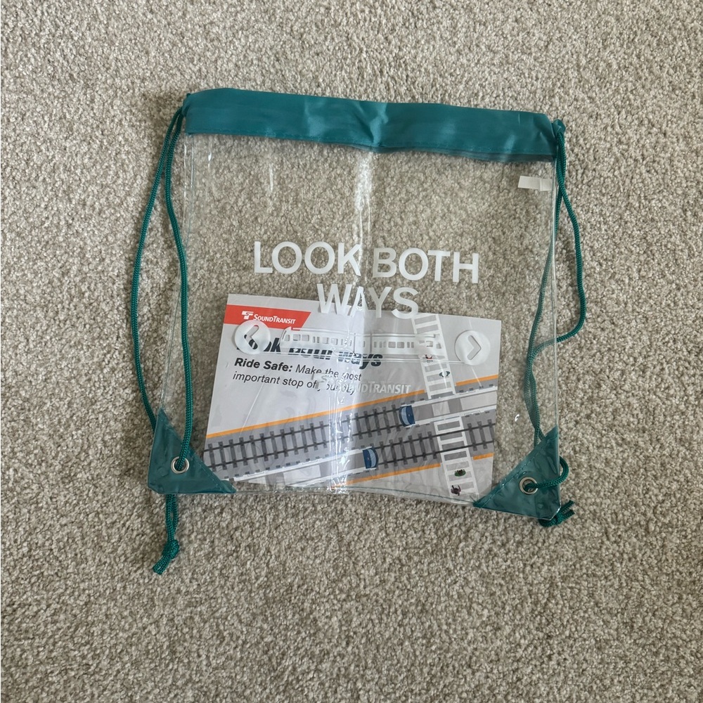 Clear bag brand new
